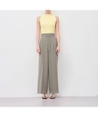 【アンクレイヴ/uncrave】の【ハンドウォッシャブル】ウォッシャブルウールライクツイル ワイドパンツ シャンブレーチャコール|ID: prp329100004598681 ipo3291000000032749566