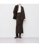 【アンクレイヴ/uncrave】の【ハンドウォッシャブル】ウォッシャブルウールライクツイル Iラインスカート ブラウン|ID: prp329100004598683 ipo3291000000032688499
