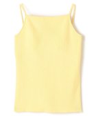 【アンクレイヴ/uncrave】の【ハンドウォッシャブル】リブニット カップ付きキャミソール イエロー|ID: prp329100004598688 ipo3291000000032688533