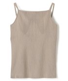 【アンクレイヴ/uncrave】の【ハンドウォッシャブル】リブニット カップ付きキャミソール グレージュ|ID: prp329100004598688 ipo3291000000032688534