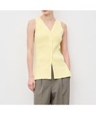 【アンクレイヴ/uncrave】の【ハンドウォッシャブル】リブニット 2WAYタンクトップ イエロー|ID: prp329100004598691 ipo3291000000032688554