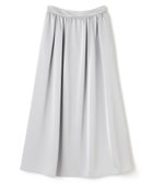 【アンクレイヴ/uncrave】の【ハンドウォッシャブル】シャイニーダブルサテン フレアスカート シルバーグレー|ID: prp329100004598699 ipo3291000000032688637