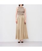 【アンクレイヴ/uncrave】の【ハンドウォッシャブル】シャイニーダブルサテン フレアスカート ゴールドベージュ|ID: prp329100004598699 ipo3291000000032698185