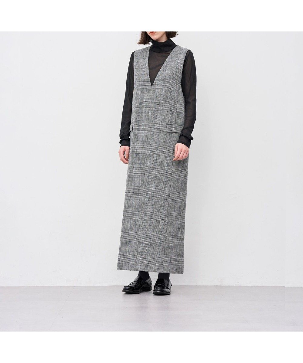 【アンクレイヴ/uncrave】のグレンチェック ワンピース 人気、トレンドファッション・服の通販 founy(ファニー) 　ファッション　Fashion　レディースファッション　Ladies' Fashion Online　スカート　Skirt　イエロー　Yellow　今季　This Season　シンプル　Simple　スリット　Slit　チェック　Check　ロング　Long　ワイド　Wide　A/W・秋冬　Aw・Autumn/Winter・Fw・Fall-Winter　NEW・新作・新着・新入荷　New Arrivals　 other-1|ID: prp329100004598708 ipo3291000000032688687