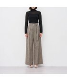 【アンクレイヴ/uncrave】のグレンチェック ワイドパンツ ブラウンチェック|ID: prp329100004598710 ipo3291000000032688704