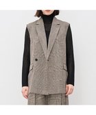 【アンクレイヴ/uncrave】のグレンチェック ジレ ブラウンチェック|ID: prp329100004598712 ipo3291000000032688714
