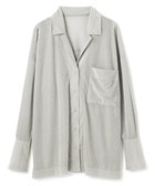 【アンクレイヴ/uncrave】の【マシンウォッシャブル】シアーベロアリブ シャツ 人気、トレンドファッション・服の通販 founy(ファニー) ファッション Fashion レディースファッション Ladies' Fashion Online トップス・カットソー Tops/Tshirt シャツ/ブラウス Shirts/Blouses ベロア Velour NEW・新作・新着・新入荷 New Arrivals ギャザー Gather シアー Sheer セットアップ Set Up パジャマ Pajamas パターン Pattern ベロア Velor エレガント 上品 Elegant A/W・秋冬 Aw・Autumn/Winter・Fw・Fall-Winter thumbnail ライトグレー|ID: prp329100004598713 ipo3291000000032688726