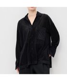 【アンクレイヴ/uncrave】の【マシンウォッシャブル】シアーベロアリブ シャツ 人気、トレンドファッション・服の通販 founy(ファニー) ファッション Fashion レディースファッション Ladies' Fashion Online トップス・カットソー Tops/Tshirt シャツ/ブラウス Shirts/Blouses ベロア Velour NEW・新作・新着・新入荷 New Arrivals ギャザー Gather シアー Sheer セットアップ Set Up パジャマ Pajamas パターン Pattern ベロア Velor エレガント 上品 Elegant A/W・秋冬 Aw・Autumn/Winter・Fw・Fall-Winter thumbnail ブラック|ID: prp329100004598713 ipo3291000000032688727