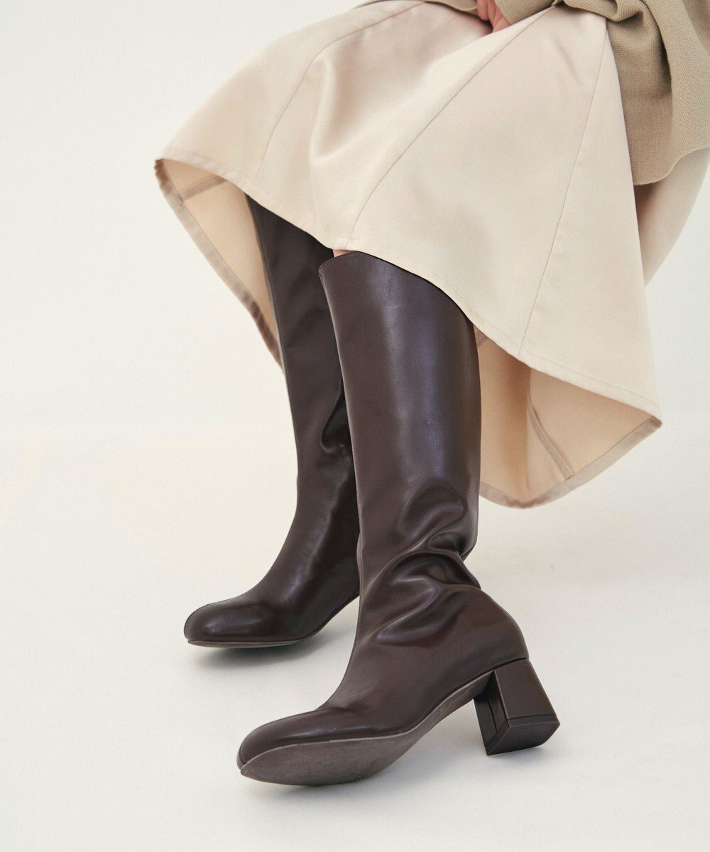 【ボントレ/BONTRE】の【PRECIEUX JOUET/プレシュウジュエ】オブリークジップロングブーツ インテリア・キッズ・メンズ・レディースファッション・服の通販 founy(ファニー) ファッション Fashion レディースファッション Fashion for Women おすすめ Recommended / Our Picks クール Cool, Chic トレンド Trend, Trending Now フォルム Silhouette, Form ロング Long, Long-Length A/W・秋冬 Autumn/Winter ダークブラウン|ID: prp329100004598742 ipo3291000000033655276
