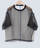 【コキュウ/COQ】の【家庭選択可能/レイヤードスタイル】SHEER ORGANZA T シアーTシャツ ブラック|ID: prp329100004598745 ipo3291000000032688981