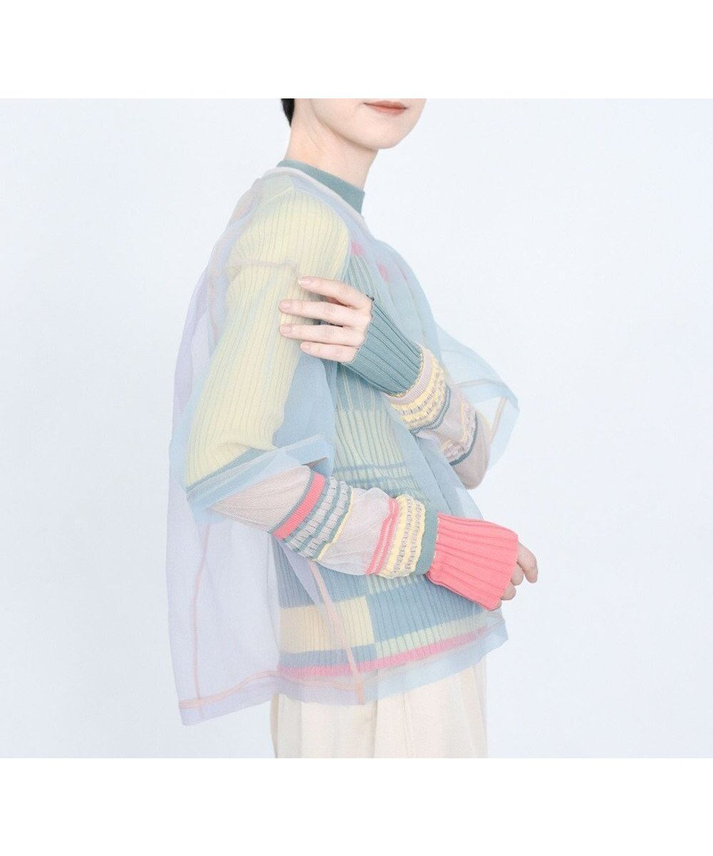 【コキュウ/COQ】のSHEER ORGANZA T シアーTシャツ 人気、トレンドファッション・服の通販 founy(ファニー) ファッション Fashion レディースファッション Fashion for Women トップス・カットソー Cut & Sew Tops シャツ・ブラウス・オフィスカジュアル Elegant Blouses & Button-Ups ロングTシャツ・Tシャツ Longline T-Shirts & Tees カットソー・ベーシックTシャツ Cut-and-Sewn Tops / Stretch Tees & Basics オーガンジー Organza Fabric 春 Spring カットソー Cut and Sewn Top コレクション Collection, Seasonal Line シアー Sheer, See-Through ショルダー Shoulder, Shoulder Strap ストレッチ Stretch, Stretchy Fabric ドロップ Drop Shoulder, Dropped Style バランス Balance, Style Balance バルーン Balloon, Balloon Silhouette パターン Pattern, Design Print S/S・春夏 SS, Spring/Summer, Warm Season 犬 Dog 夏 Summer other-1|ID: prp329100004598745 ipo3291000000034641158