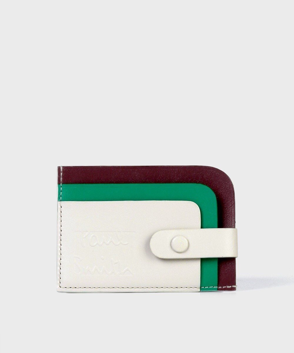 【ポール スミス/Paul Smith】のトライカラー カードケース インテリア・キッズ・メンズ・レディースファッション・服の通販 founy(ファニー) 　ファッション　Fashion　レディースファッション　Ladies' Fashion Online　財布　Wallets　カードケース/名刺入れ　Card Cases　NEW・新作・新着・新入荷　New Arrivals　ポケット　Pocket　財布　Wallet　アイボリー|ID: prp329100004598752 ipo3291000000032689012