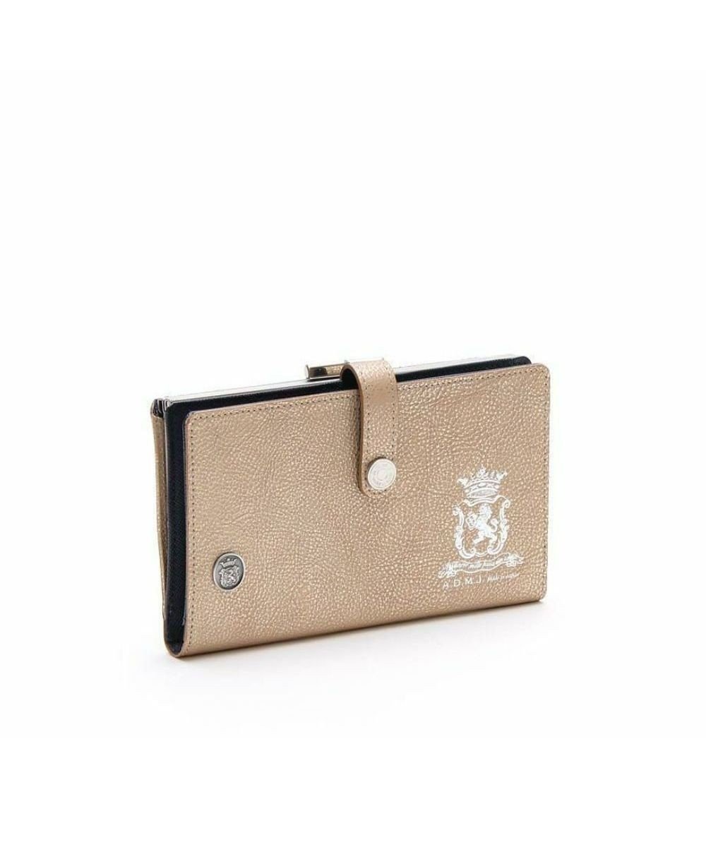 【アクセソワドゥマドモワゼルジャップ/A.D.M.J】の【牛革】メタリックレザー/ガマグチ付ロングウォレット インテリア・キッズ・メンズ・レディースファッション・服の通販 founy(ファニー) ファッション Fashion レディースファッション Fashion for Women ミニ財布・二つ折り財布 Wallets & Card Cases アンティーク Antique-Inspired ウォレット Wallet 財布 Wallet, Purse ポケット Pocket, Pocket Detail メタリック Metallic, Shiny Finish モチーフ Motif, Design Theme ギフト プレゼント Gift / Present ゴールド|ID: prp329100004598762 ipo3291000000033655292