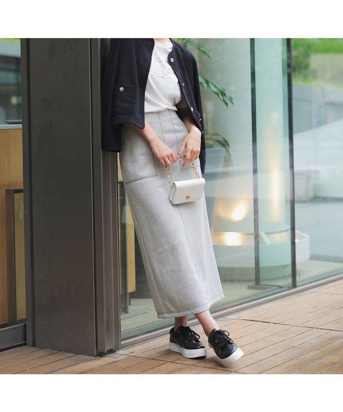 【エニィ スィス/any SiS】の【洗える】ラメ裏毛 スカート インテリア・キッズ・メンズ・レディースファッション・服の通販 founy(ファニー) https://founy.com/ ファッション Fashion レディースファッション Fashion for Women スカート Skirts おすすめ Recommended / Our Picks シルバー Silver, Metallic Silver スリット Slit, Slit Detail フロント Front, Front Design ペンシル Pencil, Pencil Skirt ポケット Pocket, Pocket Detail リラックス Relax, Relaxed Fit エレガント 上品 Elegant 新作・新入荷 New Arrivals / New In 洗える Machine Washable A/W・秋冬 Autumn/Winter |ID: prp329100004598769 ipo3291000000033922429