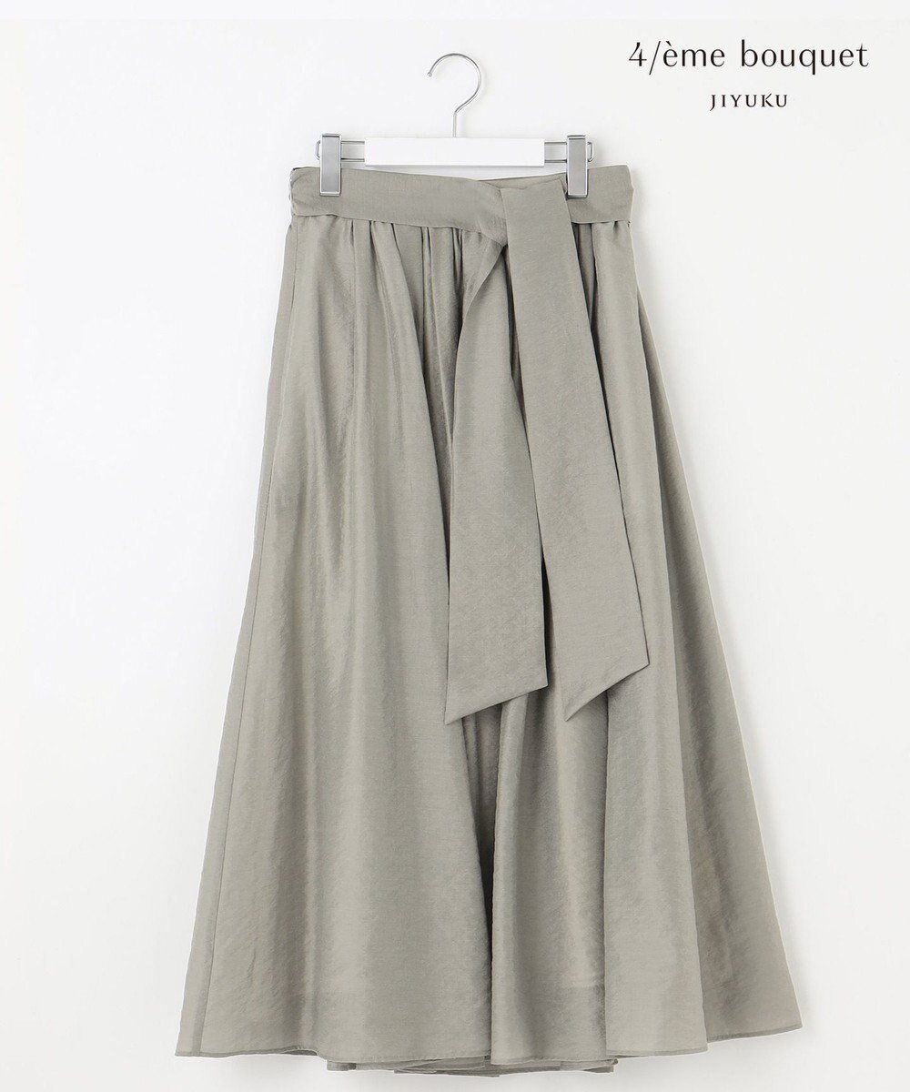 【自由区/JIYU-KU】の【カトリエムブーケ】Silhouette evasee シアーフレアスカート インテリア・キッズ・メンズ・レディースファッション・服の通販 founy(ファニー) 　ファッション　Fashion　レディースファッション　Fashion for Women　スカート　Skirts　Aライン・フレアスカート　A-Line & Flared Skirts　ウォッシャブル　Machine Washable　エレガント 上品　Elegant　春　Spring　キュプラ　Cupro, Eco Fabric　ギャザー　Gathered, Ruffled　シアー　Sheer, See-Through　シルク　Silk, 100% Silk　なめらか　Smooth, Silky Texture　フレア　Flare, Flared　ミックス　Mix, Mixed Style　モダン　Modern, Contemporary　S/S・春夏　SS, Spring/Summer, Warm Season　夏　Summer　グレー|ID: prp329100004598775 ipo3291000000033655298