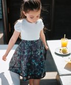 【エニファム/any FAM / KIDS】のドッキング レトロ花柄 ワンピース ネイビー|ID: prp329100004599415 ipo3291000000032695320