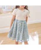 【エニファム/any FAM / KIDS】のドッキング レトロ花柄 ワンピース サックスブルー|ID: prp329100004599415 ipo3291000000032695321