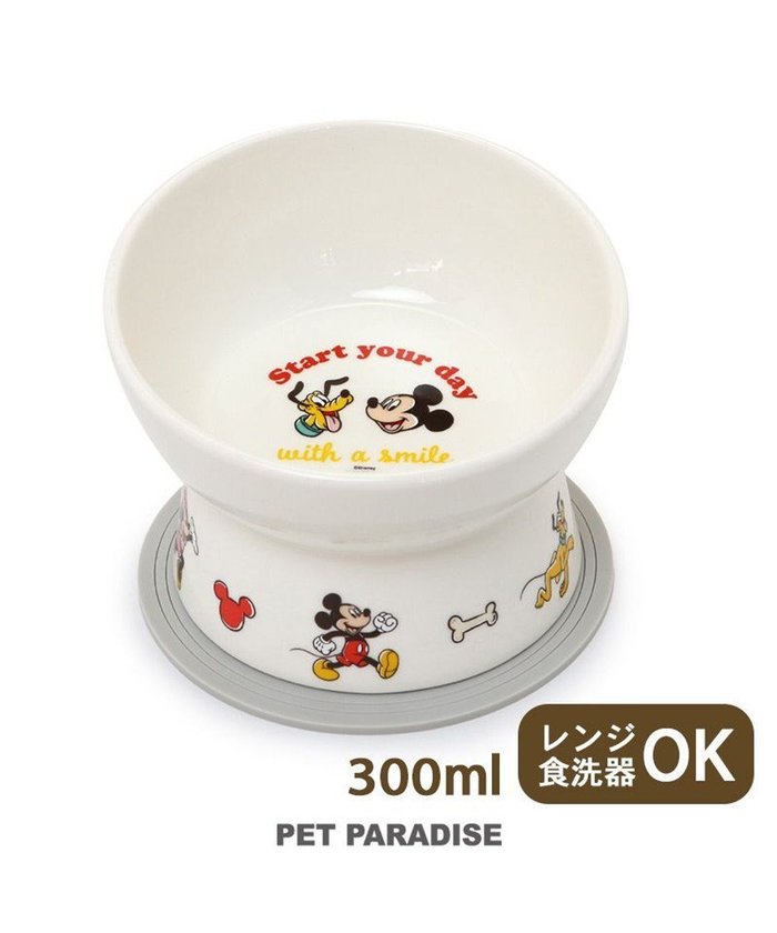 【ペットパラダイス/PET PARADISE / GOODS】のディズニー ミッキーマウス 高さのある フードボウル インテリア・キッズ・メンズ・レディースファッション・服の通販 founy(ファニー) https://founy.com/ キャラクター Character 皿 Dish 犬 Dog ホーム・キャンプ・アウトドア・お取り寄せ Home,Garden,Outdoor,Camping Gear ペットグッズ Pet Supplies |ID: prp329100004599421 ipo3291000000032695365