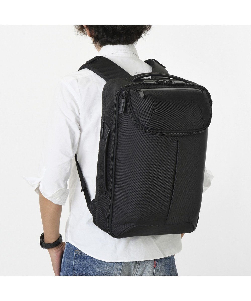 【エース バッグズ アンド ラゲッジ/ACE BAGS & LUGGAGE / MEN】のace. デュアルポーズ A4ファイル 15.6インチPC収納 エキスパンド ビジネスリュック 35113 インテリア・キッズ・メンズ・レディースファッション・服の通販 founy(ファニー) 　ファッション　Fashion　メンズファッション　Men's Style Online　バッグ　Bag/Men　セットアップ　Set Up　メンズ　Mens　リュック　Ruck Sack　ワーク　Work　スーツケース キャリーケース　Suitcase　ビジネス 仕事 通勤　Business　ブラック|ID: prp329100004599426 ipo3291000000032695390