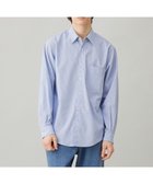 【アンフィーロ/UNFILO / MEN】の【抗菌防臭/シワになりにくい/ストレッチ】コットンライク レギュラーカラー シャツ ブルーストライプ|ID: prp329100004599430 ipo3291000000032695454