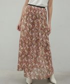【ベイジ,/BEIGE,】の【洗える】BORONIA / フラワーシフォンロングスカート Pink Print|ID: prp329100004599440 ipo3291000000032695576