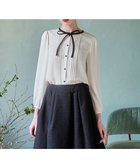 【トッカ/TOCCA】の【消臭・洗える】PROMISE RIBBON ブラウス オフ系|ID: prp329100004599443 ipo3291000000032764458