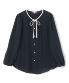 【トッカ/TOCCA】の【消臭・洗える】PROMISE RIBBON ブラウス ネイビー系|ID: prp329100004599443 ipo3291000000032764459