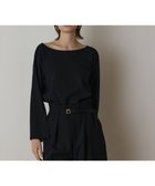 【グレース コンチネンタル/GRACE CONTINENTAL】のスリットスリーブトップ ネイビー|ID: prp329100004599452 ipo3291000000032695743