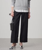 【アイシービー/iCB】の【CLASSY.1月号掲載・2WAY・洗える】 クリアサテン ワイドストレートパンツ ブラック系|ID: prp329100004599458 ipo3291000000032695785