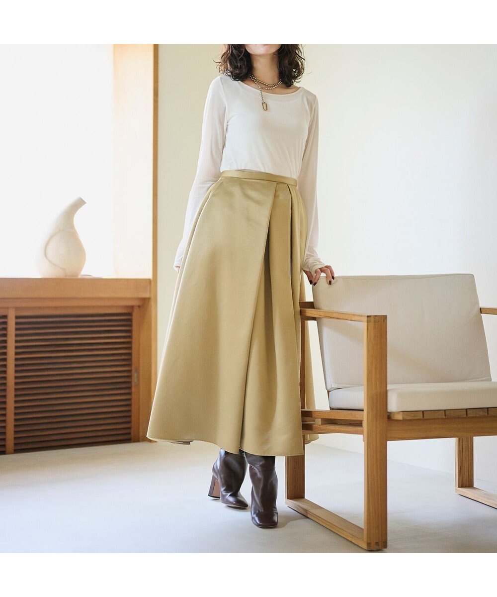 【ハッシュニュアンス/#Newans】のヘビーサテンフレアースカート 人気、トレンドファッション・服の通販 founy(ファニー) ファッション Fashion レディースファッション Fashion for Women スカート Skirts エレガント 上品 Elegant サテン Satin, Glossy Fabric チュール Tulip, Tulip Motif フォルム Silhouette, Form フレア Flare, Flared プリーツ Pleats, Pleated ペチコート Petticoat, Underskirt ラグジュアリー Luxury, Elegant ランダム Random, Irregular A/W・秋冬 Autumn/Winter other-1|ID: prp329100004599461 ipo3291000000034245555