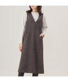 【ジェイ プレス/J.PRESS】の【洗える】スウェードダンボール ジャンパースカート スレートブラウン系|ID: prp329100004599464 ipo3291000000032695921