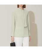 【アイシービー/iCB】の【WEB限定カラーあり・速乾・洗える】BackSatinAmunzen スカーフタイブラウス ピスタチオ系|ID: prp329100004599465 ipo3291000000032695925