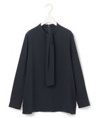 【アイシービー/iCB】の【WEB限定カラーあり・速乾・洗える】BackSatinAmunzen スカーフタイブラウス ネイビー系|ID: prp329100004599465 ipo3291000000032695926