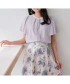 【エニィ スィス/any SiS】の【洗える】2WAYバイカラーフレア ブラウス ラベンダー|ID: prp329100004599469 ipo3291000000032695982