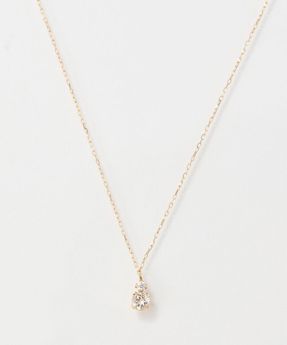 【フィービィー/phoebe】の【K10】ジュエルラックネックレス ホワイトトパーズ インテリア・キッズ・メンズ・レディースファッション・服の通販 founy(ファニー) 　ファッション　Fashion　レディースファッション　Fashion for Women　ジュエリー　Jewelry　ネックレス　Necklaces & Pendants　アクセサリー　Fashion Accessories　コレクション　Collection, Seasonal Line　ジュエリー　Jewelry, Accessories　ジュエル　Jewel, Gemstone　ストーン　Stone, Gem-Like　ネックレス　Necklace, Pendant Necklace　ビジュー　Bijou, Jewel-like Accent　ゴールド|ID: prp329100004599473 ipo3291000000032696022