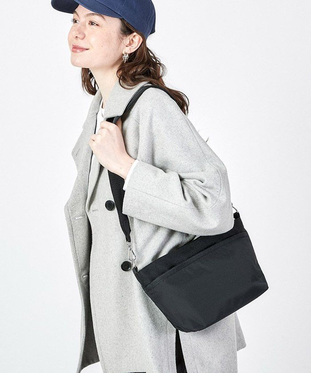 【レスポートサック/LeSportsac】のSMALL BUCKET BAG/リサイクルドブラックJP 人気、トレンドファッション・服の通販 founy(ファニー) 　ファッション　Fashion　レディースファッション　Fashion for Women　アウトドア　Outdoor Clothing　軽量　Lightweight, Ultra Light　ショルダー　Shoulder, Shoulder Strap　シンプル　Simple, Minimal　スポーツ　Sports, Activewear　財布　Wallet, Purse　トラベル　Travel, Travel Gear　人気　Popular, Best Seller　プリント　Print, Printed Pattern　ポケット　Pocket, Pocket Detail　無地　Plain, Solid Color　おすすめ　Recommended / Our Picks　旅行　Travel　ギフト プレゼント　Gift / Present　ビジネス 仕事 通勤　Business / Work / Commuting　 other-1|ID: prp329100004599474 ipo3291000000032696023