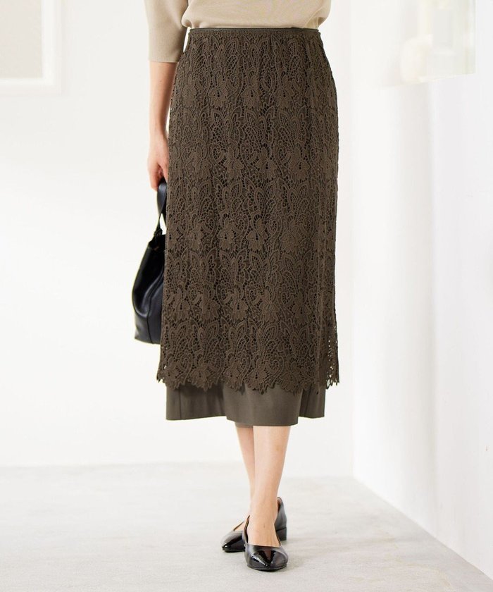 【自由区/JIYU-KU】の【洗える】ボタニカルレース スカート インテリア・キッズ・メンズ・レディースファッション・服の通販 founy(ファニー) https://founy.com/ ファッション Fashion レディースファッション Fashion for Women スカート Skirts グログラン Grosgrain, Grosgrain Ribbon ケミカル Chemical, Chemical Wash ストレッチ Stretch, Stretchy Fabric ストレート Straight, Straight Cut フラワー Flower, Floral モチーフ Motif, Design Theme リュクス Luxury, Elegant, High-End, Chic レース Lace, Lace Fabric エレガント 上品 Elegant 夏 Summer 春 Spring S/S・春夏 SS, Spring/Summer, Warm Season 洗える Machine Washable |ID: prp329100004599483 ipo3291000000032696080