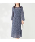 【エニィ スィス/any SiS】の【洗える】総レース ワンピース スモーキーブルー|ID: prp329100004599518 ipo3291000000032696263