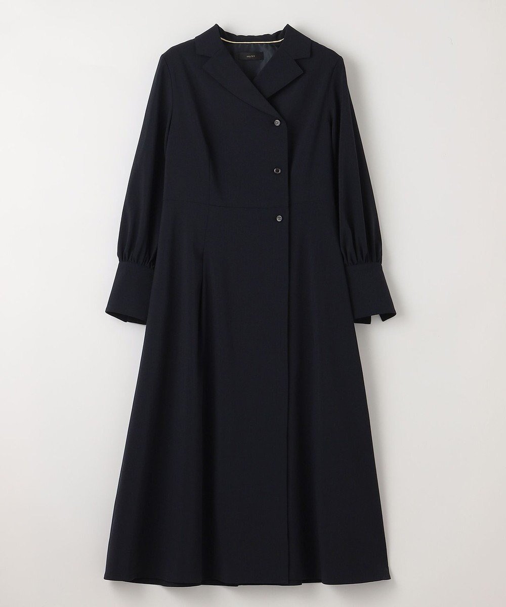 【エニィ スィス/any SiS】の【洗える】テーラード ワンピース 人気、トレンドファッション・服の通販 founy(ファニー) 　ファッション　Fashion　レディースファッション　Fashion for Women　ワンピース　Dresses　カフス　Cuff Design　クラシカル　Classical, Vintage-Inspired　ストレッチ　Stretch, Stretchy Fabric　テーラード　Tailored, Tailored Fit　フィット　Fit, Slim Fit　フレア　Flare, Flared　エレガント 上品　Elegant　再入荷　Restock / Back in Stock　夏　Summer　春　Spring　S/S・春夏　SS, Spring/Summer, Warm Season　洗える　Machine Washable　雑誌　Magazine, Fashion Magazine　 other-1|ID: prp329100004599529 ipo3291000000032696391