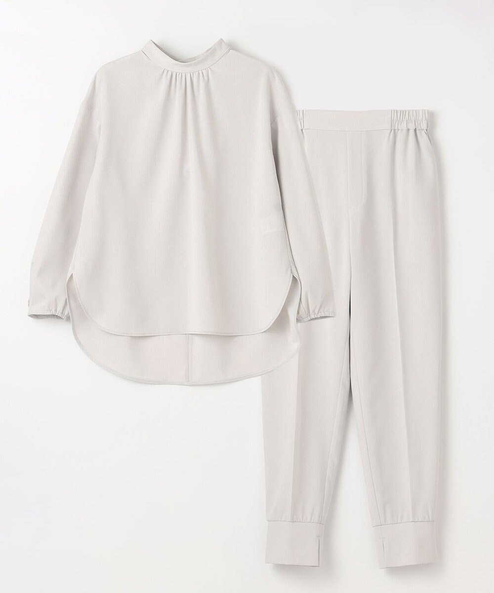 【エニィ スィス/any SiS】のジョガー セットアップ インテリア・キッズ・メンズ・レディースファッション・服の通販 founy(ファニー) 　ファッション　Fashion　レディースファッション　Ladies' Fashion Online　ワンピース　Dress　春　Spring　スタイリッシュ　Stylish　スタンド　Stand　ストレッチ　Stretch　スリット　Slit　セットアップ　Set Up　センター　Center　雑誌　Magazine　ダウン　Down　楽ちん　Easy　S/S・春夏　Ss・Spring/Summer　再入荷　Restock/Back In Stock/Re Arrival　夏　Summer　エレガント 上品　Elegant　ライトグレー|ID: prp329100004599538 ipo3291000000032696469