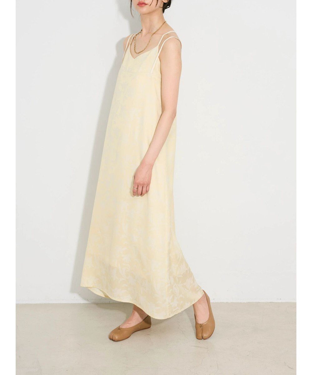 【グリーンパークス/Green Parks】のウ゛ィンテージフラワージャガードキャミワンピース インテリア・キッズ・メンズ・レディースファッション・服の通販 founy(ファニー) ファッション Fashion レディースファッション Fashion for Women ワンピース Dresses キャミソールワンピース Camisole Dresses インナー Innerwear ヴィンテージ Vintage Style キャミ Camisole, Cami Top キャミワンピース Cami Dress, Slip Dress 切替 Switching, Contrast Panel シンプル Simple, Minimal フラワー Flower, Floral フレア Flare, Flared ポケット Pocket, Pocket Detail ロマンティック Romantic, Feminine Style A/W・秋冬 Autumn/Winter おすすめ Recommended / Our Picks 夏 Summer エレガント 上品 Elegant Beige|ID: prp329100004599539 ipo3291000000033683710