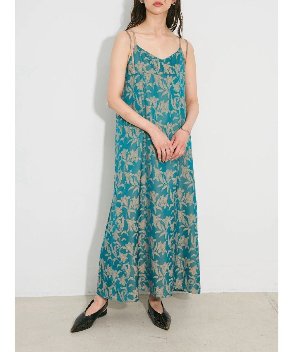 【グリーンパークス/Green Parks】のウ゛ィンテージフラワージャガードキャミワンピース インテリア・キッズ・メンズ・レディースファッション・服の通販 founy(ファニー) ファッション Fashion レディースファッション Fashion for Women ワンピース Dresses キャミソールワンピース Camisole Dresses インナー Innerwear ヴィンテージ Vintage Style キャミ Camisole, Cami Top キャミワンピース Cami Dress, Slip Dress 切替 Switching, Contrast Panel シンプル Simple, Minimal フラワー Flower, Floral フレア Flare, Flared ポケット Pocket, Pocket Detail ロマンティック Romantic, Feminine Style A/W・秋冬 Autumn/Winter おすすめ Recommended / Our Picks 夏 Summer エレガント 上品 Elegant Flower|ID: prp329100004599539 ipo3291000000033683711