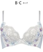 【ワコール/WACOAL】の【ハグするブラ】 ブラジャー 体温を感知してカラダになじむ 谷間メイク 脇・背中すっきり レディース BRB498 /ワコール ブルー|ID: prp329100004599540 ipo3291000000035647182