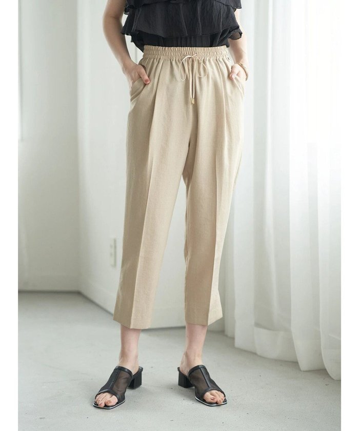 【イェッカ ヴェッカ/YECCA VECCA】のサラサライージーテーパードパンツ② インテリア・キッズ・メンズ・レディースファッション・服の通販 founy(ファニー) https://founy.com/ ファッション Fashion レディースファッション Fashion for Women パンツ Pants & Trousers ギャザー Gathered, Ruffled フェイク Faux, Fake ポケット Pocket, Pocket Detail 夏 Summer 春 Spring S/S・春夏 SS, Spring/Summer, Warm Season |ID: prp329100004599556 ipo3291000000034556374