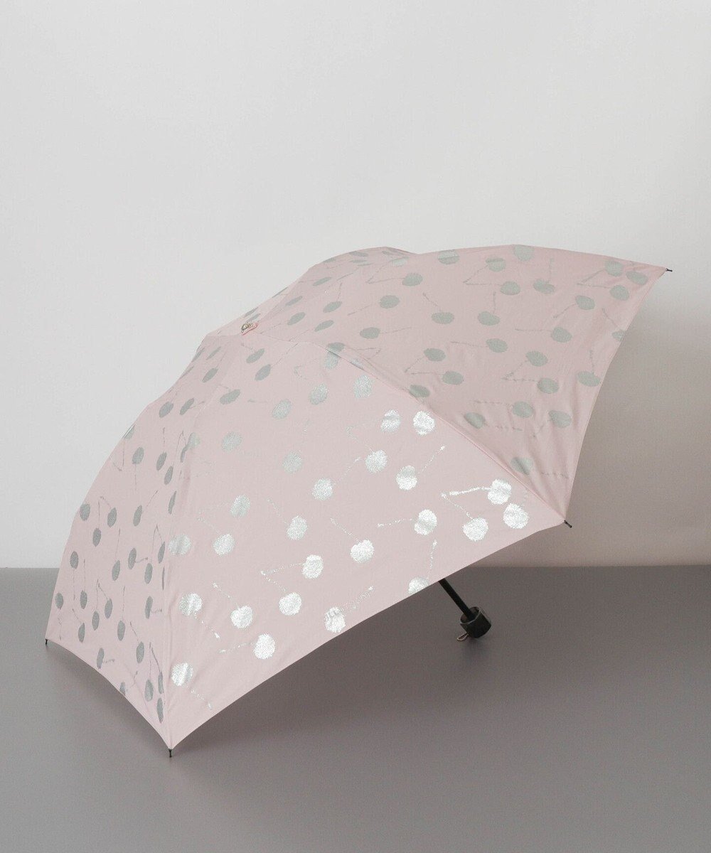 【アウロラ/AURORA】のJILL STUART(ジル スチュアート)ラメチェリー柄 雨傘(折りたたみ) インテリア・キッズ・メンズ・レディースファッション・服の通販 founy(ファニー) 　ファッション　Fashion　レディースファッション　Ladies' Fashion Online　傘 / レイングッズ　Umbrellas/Rainwear　チェリー　Cherry　プリント　Print　人気　Popularity　傘　Umbrella　グレイッシュピンク|ID: prp329100004599558 ipo3291000000032696668