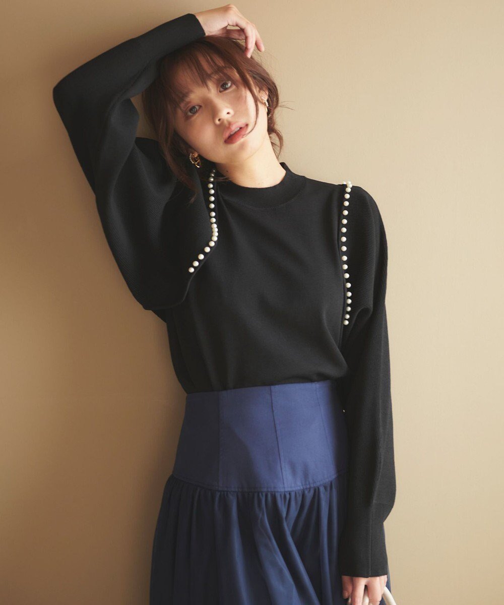 【フェルゥ/Feroux】の【洗える・アンサンブル】パールポイントアンサンブル ニット 人気、トレンドファッション・服の通販 founy(ファニー) 　ファッション　Fashion　レディースファッション　Ladies' Fashion Online　トップス・カットソー　Tops/Tshirt　ニット　Knit Tops　アンサンブル　Knit Ensemble　おすすめ　Recommend　アンサンブル　Ensemble　ショート　Short　セーター　Sweater　ノースリーブ　No Sleeve　バランス　Balance　パール　Pearl　洗える　Washable　A/W・秋冬　Aw・Autumn/Winter・Fw・Fall-Winter　 other-1|ID: prp329100004599560 ipo3291000000032696677