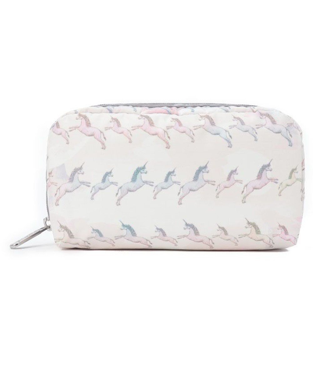 【レスポートサック/LeSportsac】のRECTANGULAR COSMETIC/パステルユニコーン 人気、トレンドファッション・服の通販 founy(ファニー) 　ファッション　Fashion　レディースファッション　Fashion for Women　ミニ財布・二つ折り財布　Wallets & Card Cases　ポーチ&ミニバッグ　Pouches & Mini Bags　スクエア　Square, Square Shape　プリント　Print, Printed Pattern　ポケット　Pocket, Pocket Detail　ポーチ　Pouch, Small Case　財布　Wallet, Purse　 other-1|ID: prp329100004599570 ipo3291000000032696868