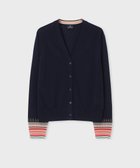 【ポール スミス/Paul Smith】のデザイン ステッチ Vネック カーディガン ネイビー|ID: prp329100004599606 ipo3291000000032697190