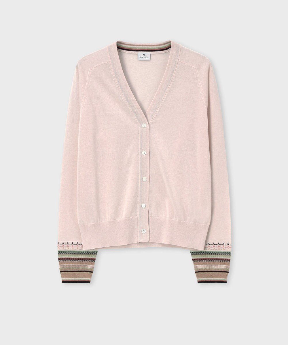 【ポール スミス/Paul Smith】のデザイン ステッチ Vネック カーディガン インテリア・キッズ・メンズ・レディースファッション・服の通販 founy(ファニー) 　ファッション　Fashion　レディースファッション　Ladies' Fashion Online　トップス・カットソー　Tops/Tshirt　カーディガン　Cardigans　Vネック　V-Neck　NEW・新作・新着・新入荷　New Arrivals　カーディガン　Cardigan　ストライプ　Stripe　フェミニン　Feminine　夏　Summer　S/S・春夏　Ss・Spring/Summer　A/W・秋冬　Aw・Autumn/Winter・Fw・Fall-Winter　羽織　Haori　エクリュ|ID: prp329100004599606 ipo3291000000032697194