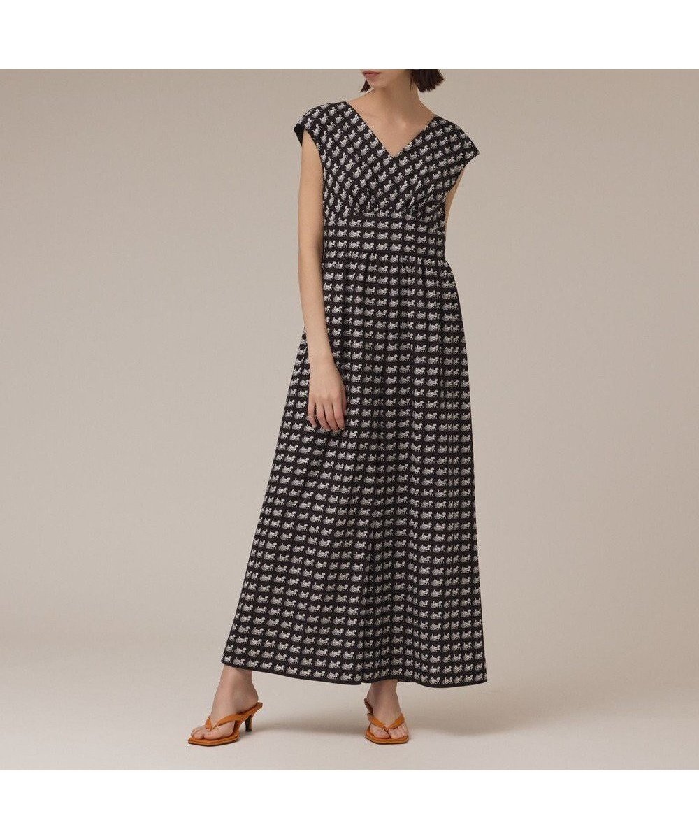 【グレース コンチネンタル/GRACE CONTINENTAL】のホースプリントサロペット インテリア・キッズ・メンズ・レディースファッション・服の通販 founy(ファニー) 　ファッション　Fashion　レディースファッション　Ladies' Fashion Online　ワンピース　Dress　オールインワン ワンピース　All In One Dress　サロペット　Salopette　NEW・新作・新着・新入荷　New Arrivals　サロペット　Overalls　プリント　Print　夏　Summer　春　Spring　S/S・春夏　Ss・Spring/Summer　ブラック|ID: prp329100004599616 ipo3291000000032697255
